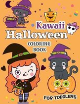 Kawaii Halloween Coloring Book for Toddlers