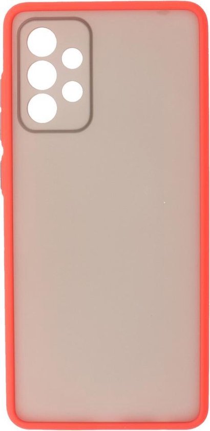 BestCases - Samsung Galaxy A72 5G - Samsung Galaxy A72 5G Hard Case Téléphone Case - Samsung Galaxy A72 5G couverture arrière - Rouge