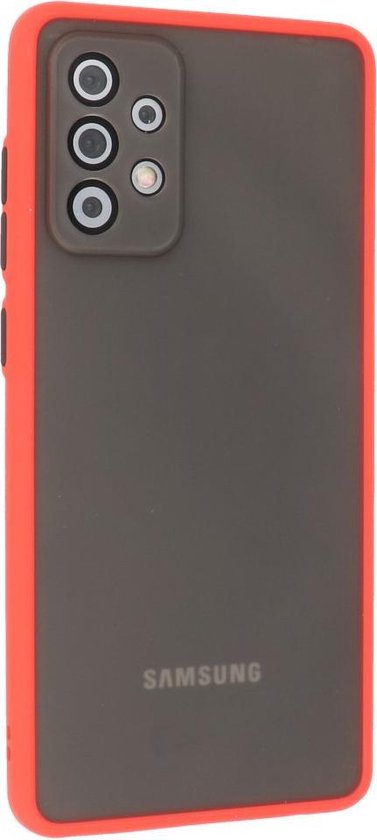 BestCases - Samsung Galaxy A72 5G - Samsung Galaxy A72 5G Hard Case Téléphone Case - Samsung Galaxy A72 5G couverture arrière - Rouge