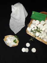 Biologisch afbreekbare gecomprimeerde doekjes - Bio degradable compressed towels - 150 stuks