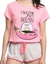 Siretessile Pyjama Miso Dames Katoen Roze Maat M