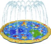 Waterspeelmat baby - Waterfontein - Speelmat - Watermat - Ø 140 cm - Fontein - Zwembad - Opblaasbare fontein - WATER FUN - LIMITED EDITION - Waterspeelgoed