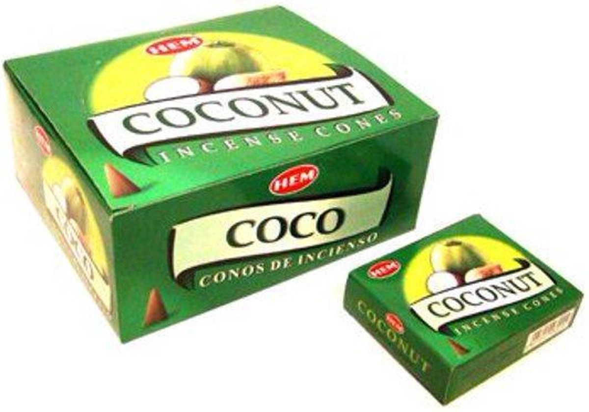 Hem Wierook kegels coconut Boeddha-Store