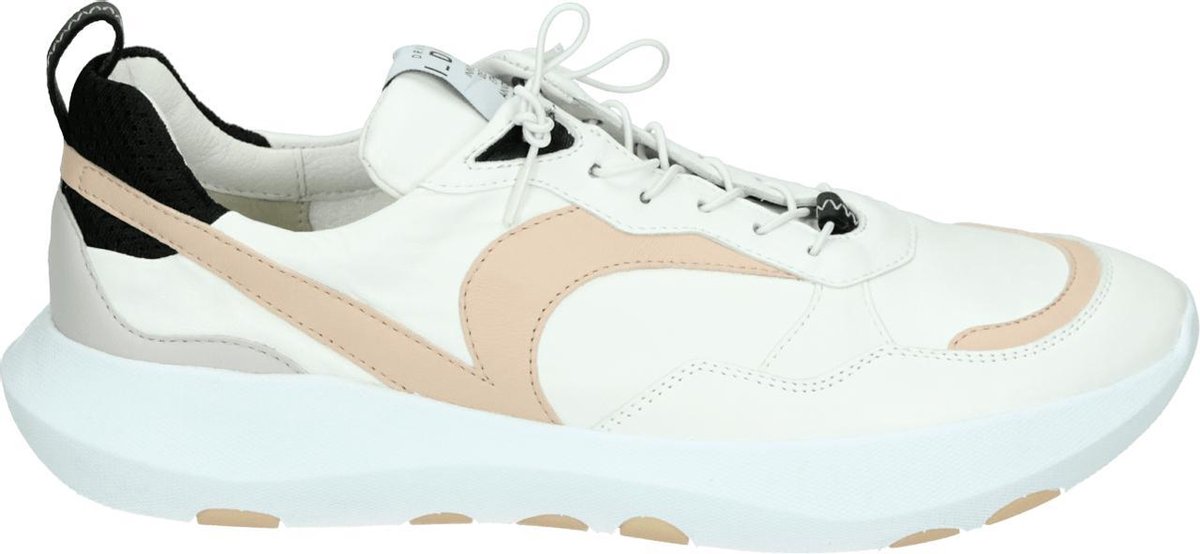 Hogl 100900 Volwassenen Lage sneakers Kleur: Wit/beige Maat: 35.5 -  Schoenen.nl