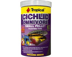Tropical Cichlide Pellets | Omnivoor Small (1 Liter) | Cichlide Visvoer