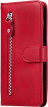 Portemonnee rood wallet book-case rits hoesje Samsung Galaxy A32 4G