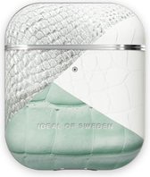 iDeal of Sweden AirPods Case PU voor 1st & 2nd Generation Palladian Mint Snake