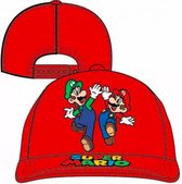 Super Mario pet - cap - Rood - Maat 52 cm