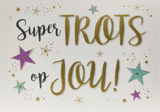 Kaart - Zizi - Super trots op jou! - ZZ08b | bol