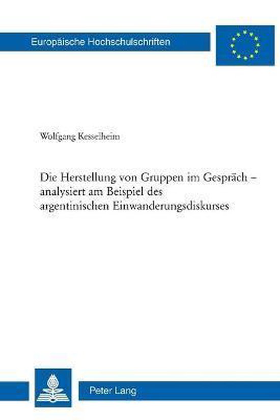 Die Herstellung von Gruppen im Gespräch - analysiert am Bei ... - cover