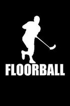 Floorball: Notizbuch Unihockey Notebook Salibandy 6x9 Punkteraster