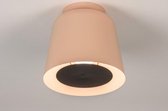 Lumidora Plafondlamp 73808 - E27 - Zwart - Roze - Metaal - ⌀ 22 cm
