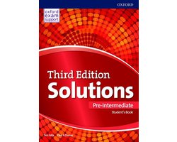 Solutions third edition - Pre-Int Student's book + online pr