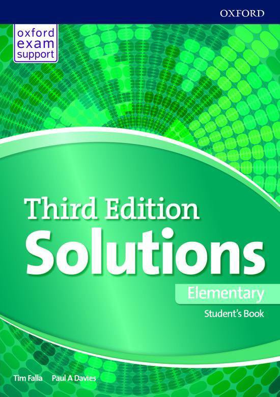 Solutions third edition - Elem student's book - cover
