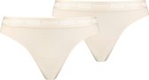 PUMA WOMEN STRING 2P PACK Vrouwen Onderbroek - rose dust - Maat XS