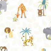 Dutch Wallcoverings - Make Believe Jungle Friends multi