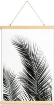 JUNIQE - Posterhanger Palm Leaves 1 -20x30 /Kleurrijk