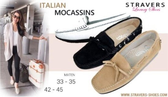 Stravers - Originele Mocassins Maat 35 Dames Kleine Maten Loafers | bol.com