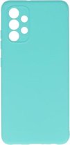 TF Cases | Samsung Galaxy A02s | Backcover | Siliconen | Turquoise | High Quality