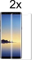 Samsung Note 8 Screenprotector UV - Beschermglas Samsung Galaxy Note 8 Screen Protector Glas - 2 stuks