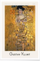 JUNIQE - Poster Klimt - Portrait of Adele Bloch-Bauer I -13x18 /Geel &