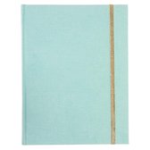 Carnet de notes en daim Blue Hard Journal