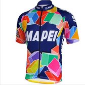Retro wielertrui Mapei maat S