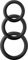 Twiddle Rings - 3 Sizes - Black - Cock Rings -