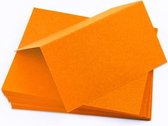 10 plaatskaarten van 7 x 3 cm - oranje - voetbal - EK - kaart