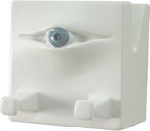 Antartidee - sleutelrekje - oog - wit - Italiaans - Design - polystone