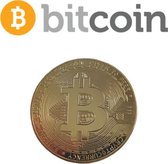 Cryptocurrency Blockchain Bitcoin BTC, Metalen Muntenverzameling, Perfect voor Liefhebbers en Verzamelaars van Digitale Valuta