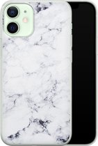 iPhone 12/12 Pro marmer case - hoesje marmer - wit marmer - hoesje iPhone wit - wit hoesje