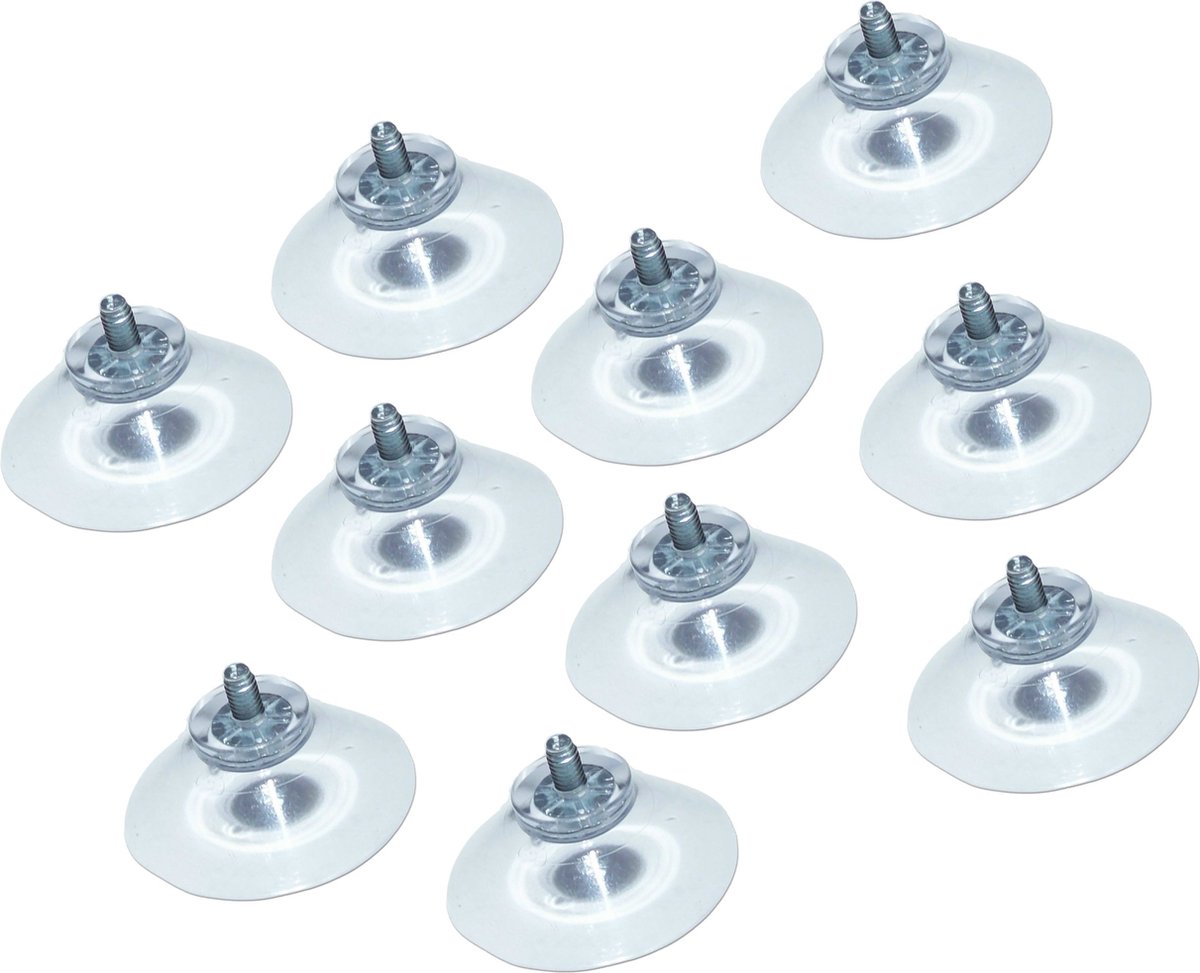 Set van 40 zuignappen met M4 schroefdraad (41 mm diameter)