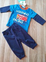 Set Cars - Broek en trui - Maat 68 - blauw