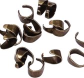10 bails hanger- bevestiging- brons- 8 mm-hobby-sieraden maken-Charme Bijoux