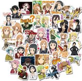 Mix van 40st Unieke Sword Art Online Anime Cartoon Stickers