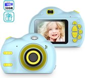 Tropical Kindercamera inclusief 32GB SD kaart - Kindercamera Digitaal - Selfie Vlog Video Fotocamera - Camera - Kindercamera - cadeauverpakking