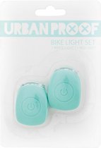 Urban Proof UP Siliconen - Fietsverlichtingsset - LED - Mint