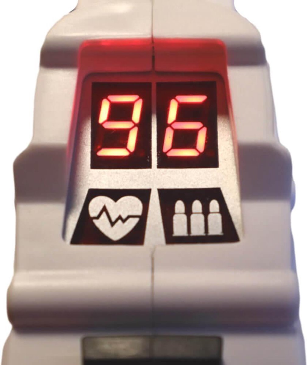 Oplaadbare lasergame set - 2 laserguns 2 display vesten