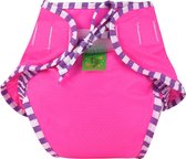 Kushies - luier -  wasbare zwemluier - zwembroekje - maat 8 - 18/23 kg - roze