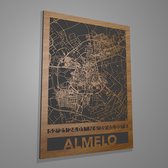 Stadskaart / Stratenkaart Almelo met coördinaten