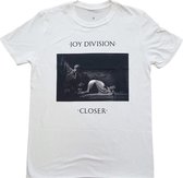 Joy Division Heren Tshirt -M- Classic Closer Wit