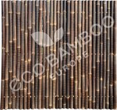 Black Bamboe,Bamboo tuinscherm, schutting, afrastering hele palen 180x180 cm