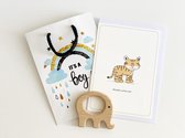 Liam/ Wenskaart geboorte/ Kraamcadeau, Babygeschenkset
