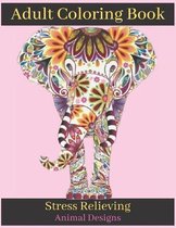 Adult Coloring Book Stress Relieving Animal Designs