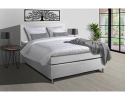 Anno 1588 - Boxspringset Jubilee - Pocketvering - Grijs - 160x200 cm - Inclusief Dekbed en Kussens