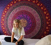 Wall hangings - Muur hangen - Sarong - Bedovertrek - Mandala Purple