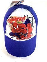 Marvel Spiderman cap - blauw/wit - 52 cm (±2-5 jaar)