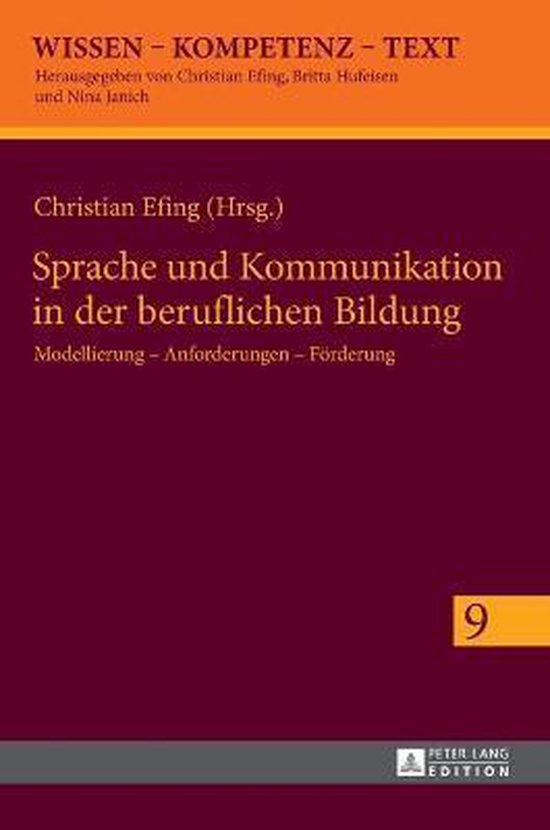 Sprache und Kommunikation in der beruflichen Bildung - cover