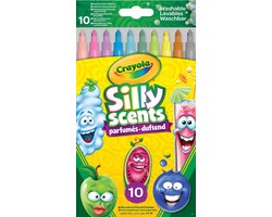 foto van Crayola - Silly Scents - Viltstiften - 10 Geurstiften Voor Kinderen